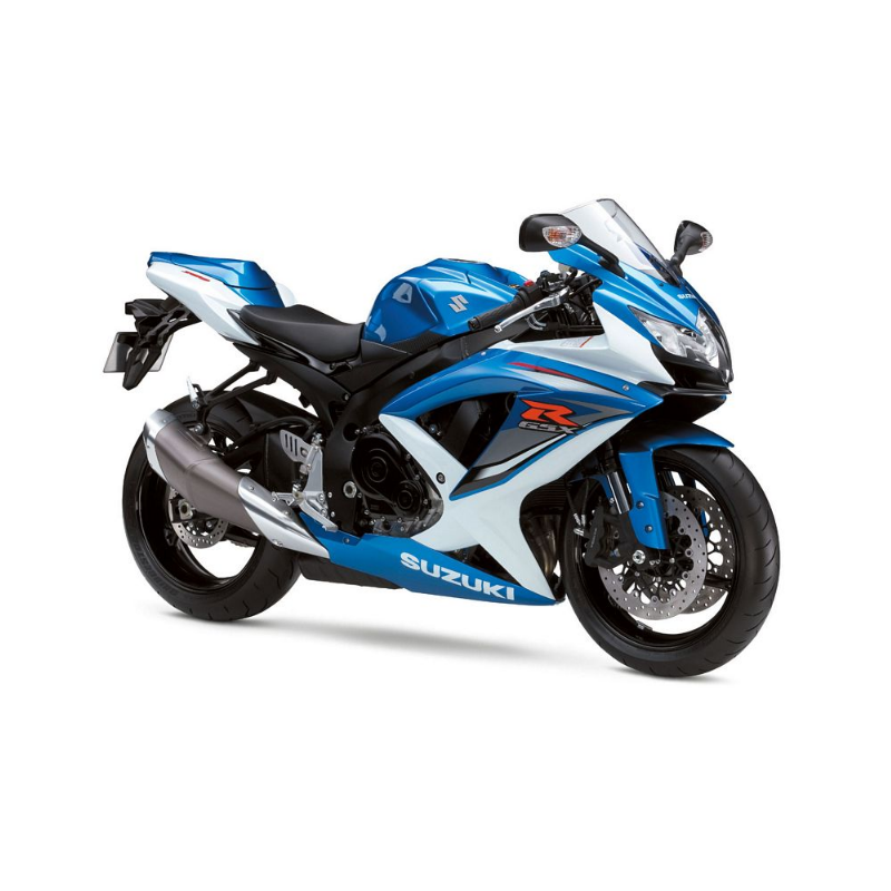 Suzuki GSX-R 750 2009 - WHITE/BLUE VERSION DECALS SET
