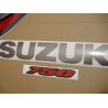 Suzuki GSX-R 750 2009 - WHITE/SILVER VERSION DECALS SET Suzuki GSX-R 750 2009 - WHITE/SILVER VERSION DECALS SET