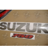 Suzuki GSX-R 750 2009 - WHITE/SILVER VERSION DECALS SET
