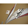 Suzuki GSX-R 750 2009 - WHITE/SILVER VERSION DECALS SET