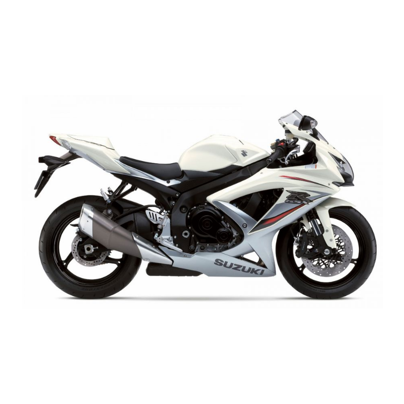 Suzuki GSX-R 750 2009 - WHITE/SILVER VERSION DECALS SET Suzuki GSX-R 750 2009 - WHITE/SILVER VERSION DECALS SET