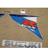 Suzuki GSX-R 750 2010 - WHITE/BLUE VERSION DECALS SET