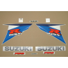 Suzuki GSX-R 750 2010 - WHITE/BLUE VERSION DECALS SET