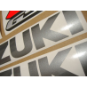 Suzuki GSX-R 750 2011 - WHITE/BLUE VERSION DECALS SET