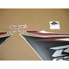 Suzuki GSX-R 750 2011 - WHITE/BLUE VERSION DECALS SET