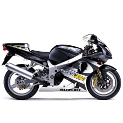 Suzuki GSX-R 1000 2001 - SILVER/BLACK VERSION DECALS SET