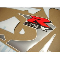 Suzuki GSX-R 1000 2001 - WHITE/BLUE VERSION DECALS SET