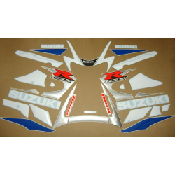 Suzuki GSX-R 1000 2001 - WHITE/BLUE VERSION DECALS SET