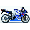Suzuki GSX-R 1000 2001 - WHITE/BLUE VERSION DECALS SET
