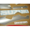 Suzuki GSX-R 1000 2001 - WHITE/BLUE VERSION DECALS SET