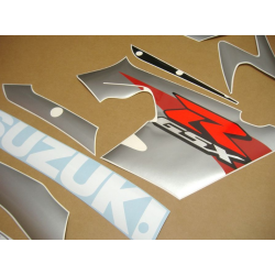 Suzuki GSX-R 1000 2001 - WHITE/BLUE VERSION DECALS SET