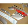 Suzuki GSX-R 1000 2001 - WHITE/BLUE VERSION DECALS SET