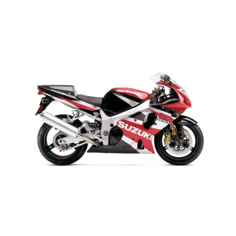 Suzuki GSX-R 1000 2001 - WHITE/BLUE VERSION DECALS SET
