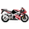 Suzuki GSX-R 1000 2001 - WHITE/BLUE VERSION DECALS SET