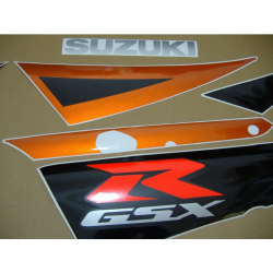 Suzuki GSX-R 1000 2003 - ORANGE/BLACK VERSION DECALS SET