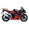 Suzuki GSX-R 1000 2003 - ORANGE/BLACK VERSION DECALS SET