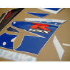 Suzuki GSX-R 1000 2003 - WHITE/BLUE VERSION VERSION DECALS SET