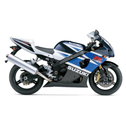 Suzuki GSX-R 1000 2003 - WHITE/BLUE VERSION VERSION DECALS SET