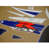 Suzuki GSX-R 1000 2004 - WHITE/BLUE VERSION DECALS SET