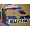 Suzuki GSX-R 1000 2004 - WHITE/BLUE VERSION DECALS SET