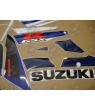 Suzuki GSX-R 1000 2004 - WHITE/BLUE VERSION DECALS SET