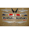 Suzuki GSX-R 1000 2005 - WHITE/BLUE VERSION DECALS SET