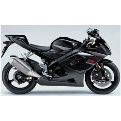 Suzuki GSX-R 1000 2006 - BLACK VERSION DECALS SET
