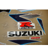 Suzuki GSX-R 1000 2006 - WHITE/BLUE VERSION DECALS SET