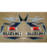 Suzuki GSX-R 1000 2006 - WHITE/BLUE VERSION DECALS SET