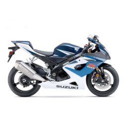 Suzuki GSX-R 1000 2006 - WHITE/BLUE VERSION DECALS SET
