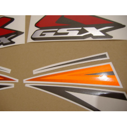 Suzuki GSX-R 1000 2007 - ORANGE/BLACK VERSION DECALS SET