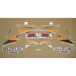 Suzuki GSX-R 1000 2007 - ORANGE/BLACK VERSION DECALS SET