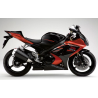 Suzuki GSX-R 1000 2007 - ORANGE/BLACK VERSION DECALS SET