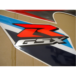 Suzuki GSX-R 1000 2007 - WHITE/BLUE VERSION DECALS SET