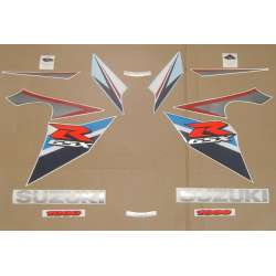 Suzuki GSX-R 1000 2007 - WHITE/BLUE VERSION DECALS SET