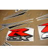 Suzuki GSX-R 1000 2007 - YELLOW/SILVER VERSION DECALS SET