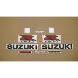 Suzuki GSX-R 1000 2008 - BLACK VERSION DECALS SET