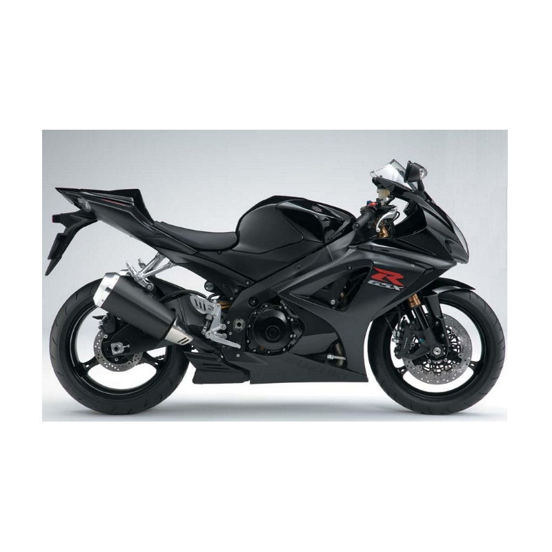 Suzuki GSX-R 1000 2008 - BLACK VERSION DECALS SET