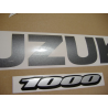 Suzuki GSX-R 1000 2008 - BLACK/GOLD VERSION DECALS SET