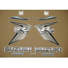 Suzuki GSX-R 1000 2008 - WHITE VERSION DECALS SET