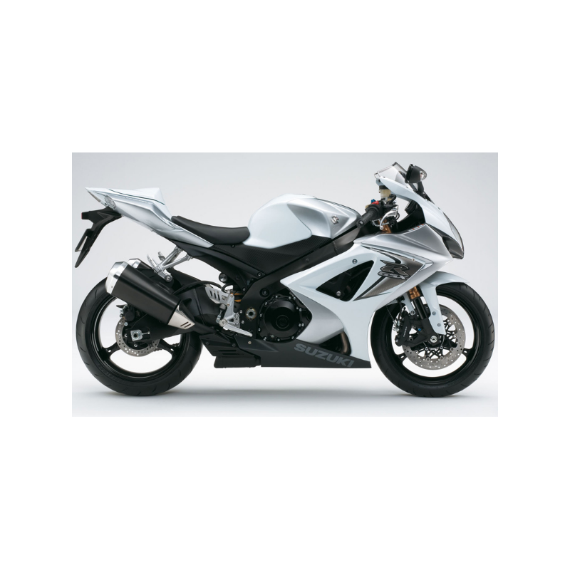 Suzuki GSX-R 1000 2008 - WHITE VERSION DECALS SET