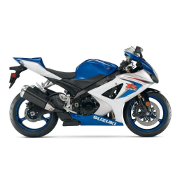 Suzuki GSX-R 1000 2008 - WHITE/BLUE VERSION DECALS SET