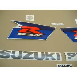 Suzuki GSX-R 1000 2010 - WHITE/BLACK VERSION DECALS SET