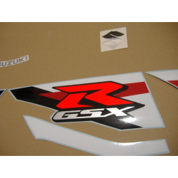 Suzuki GSX-R 1000 2012 - WHITE/BLUE VERSION DECALS SET