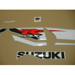 Suzuki GSX-R 1000 2012 - WHITE/BLUE VERSION DECALS SET