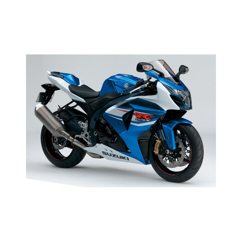 Suzuki GSX-R 1000 2012 - WHITE/BLUE VERSION DECALS SET