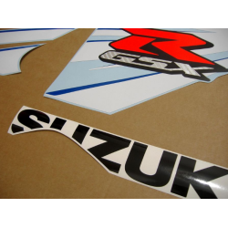 Suzuki GSX-R 1000 2014 - WHITE/BLUE/BLACK VERSION DECALS SET