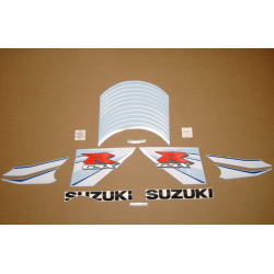 Suzuki GSX-R 1000 2014 - WHITE/BLUE/BLACK VERSION DECALS SET