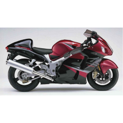 SUZUKI HAYABUSA 2006 - BURGUNDY/BLACK VERSION DECALS