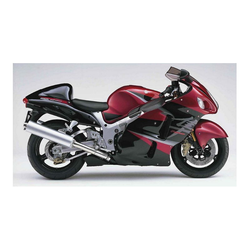 SUZUKI HAYABUSA 2006 - BURGUNDY/BLACK VERSION DECALS